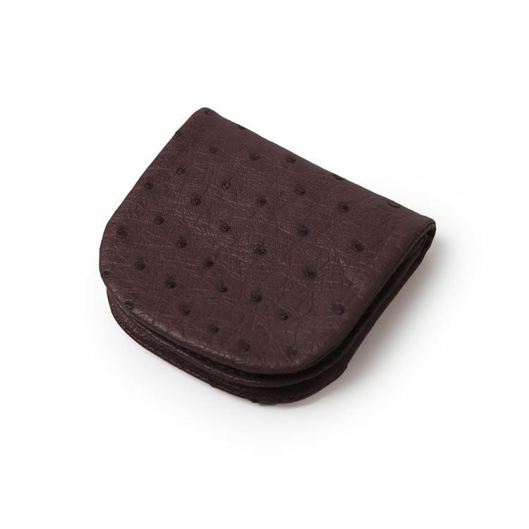 オーストリッチ 馬蹄型 小銭入れ メンズ 4FA (9865-mens-1r)