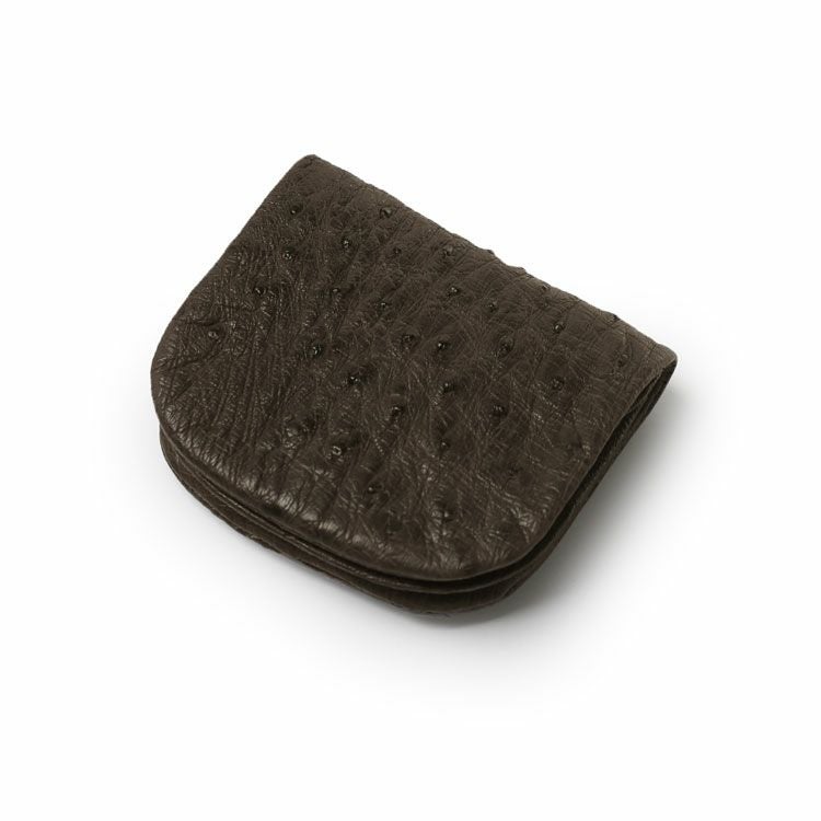 オーストリッチ 馬蹄型 小銭入れ メンズ 4FA (9865-mens-1r)