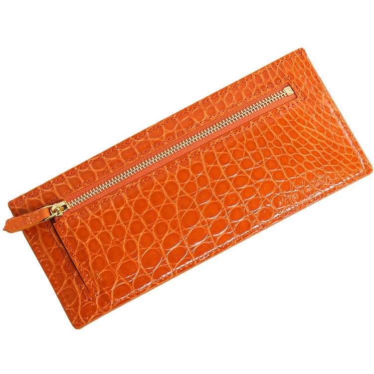クロコダイル 長財布 メンズ ポロサス スモールクロコダイル