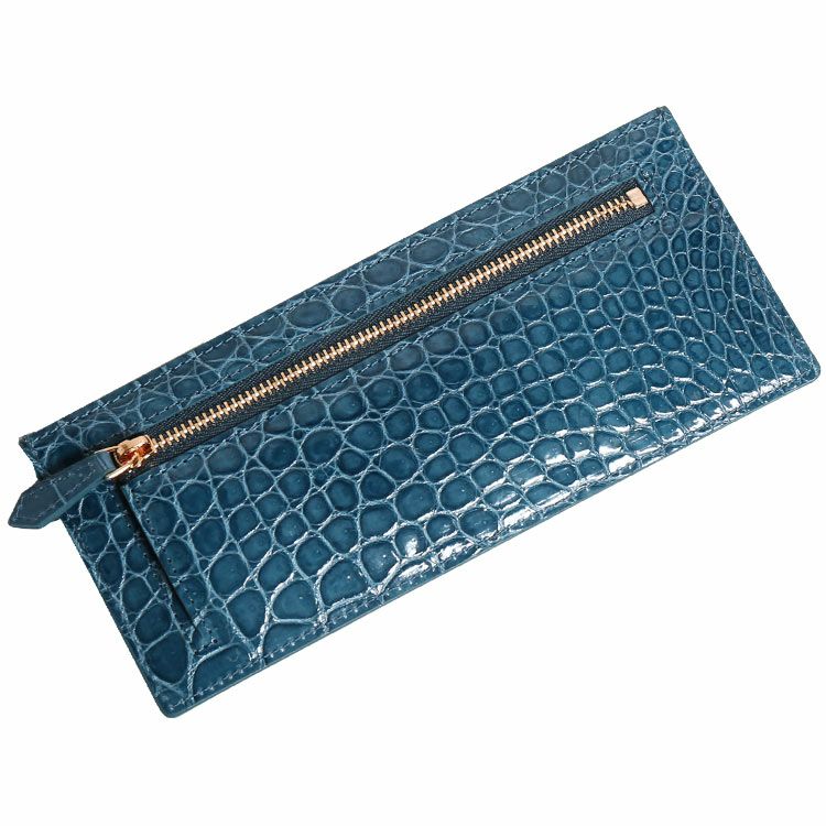 クロコダイル 長財布 メンズ ポロサス スモールクロコダイル