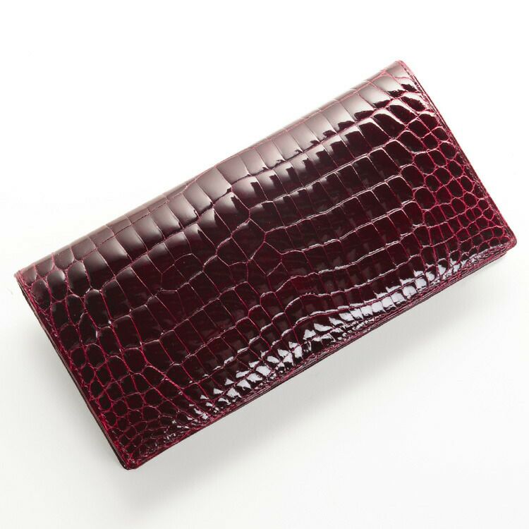 クロコダイル 無双 メンズ 長財布 シャイニング 加工 センター取り 一