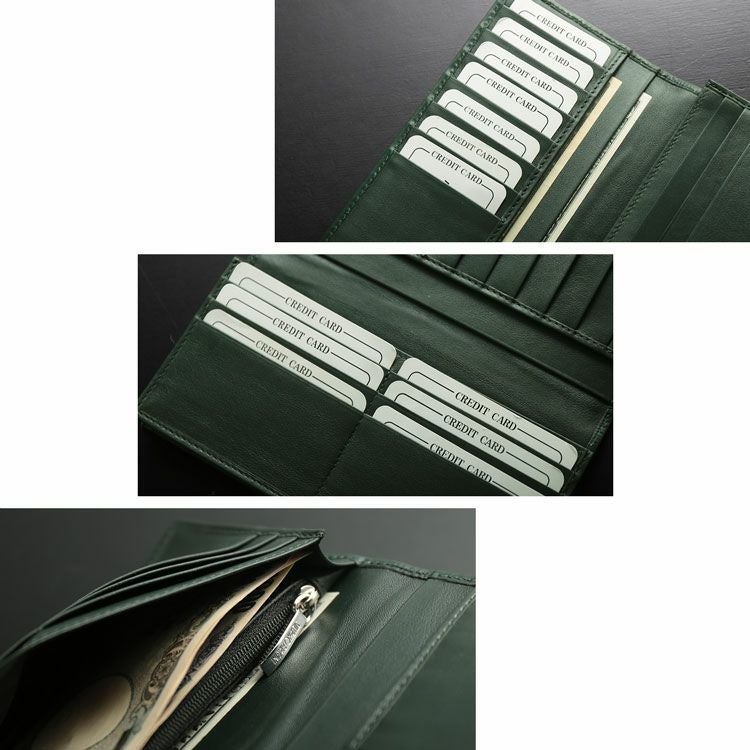 財布 メンズ 長財布 イタリア製 本革 グラデーション レザー SILVANO