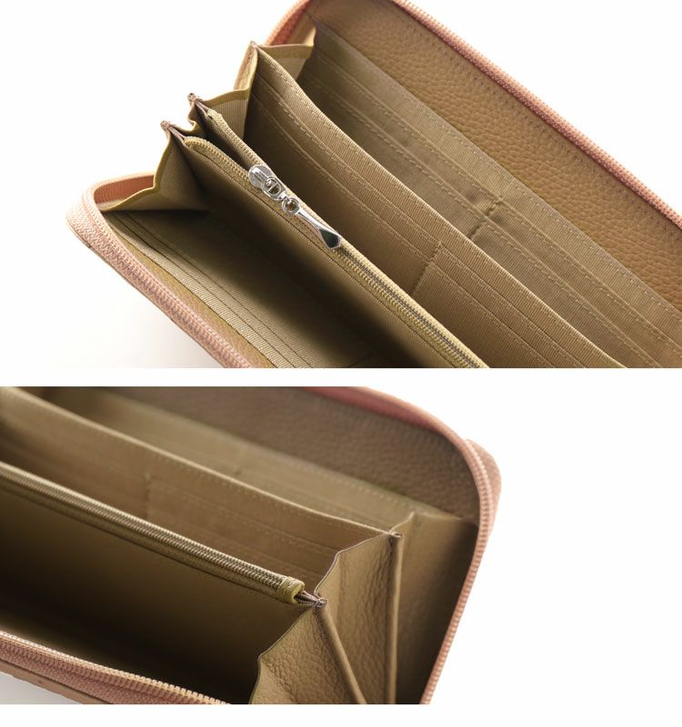 オーストリッチラウンドファスナー長財布メンズ(No.3113m)