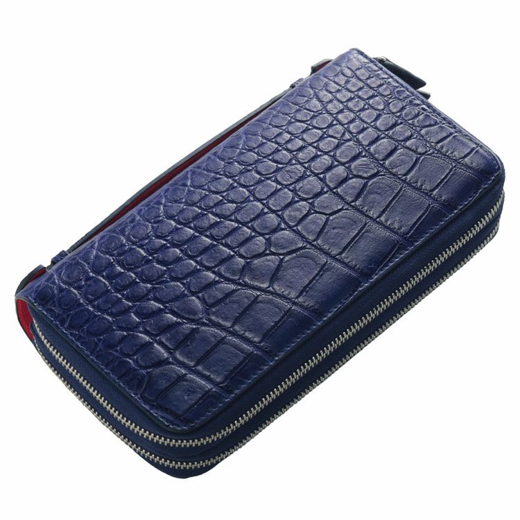 クロコダイル オーガナイザー クラッチバッグ メンズ 長財布 4FA