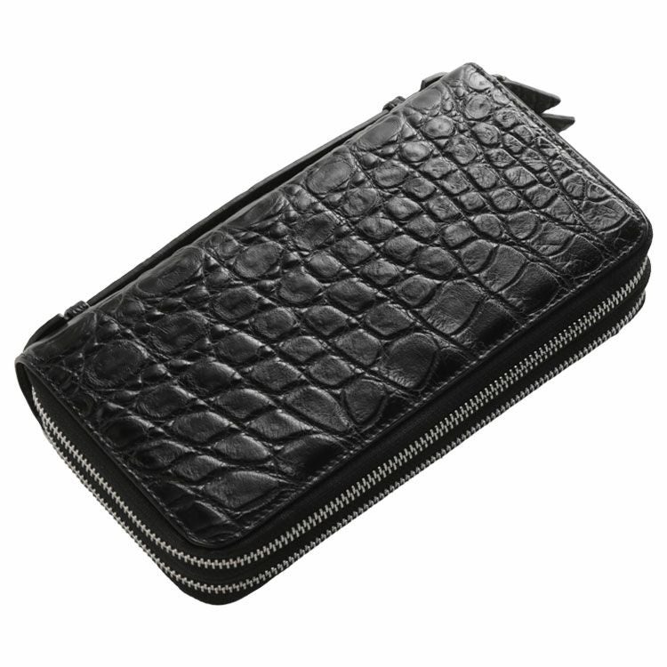 クロコダイル オーガナイザー クラッチバッグ メンズ 長財布 4FA