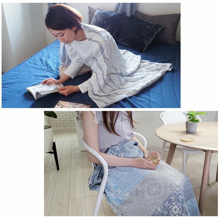 日本製 冷感 冷たい ブランケット ひんやり クール スローケット