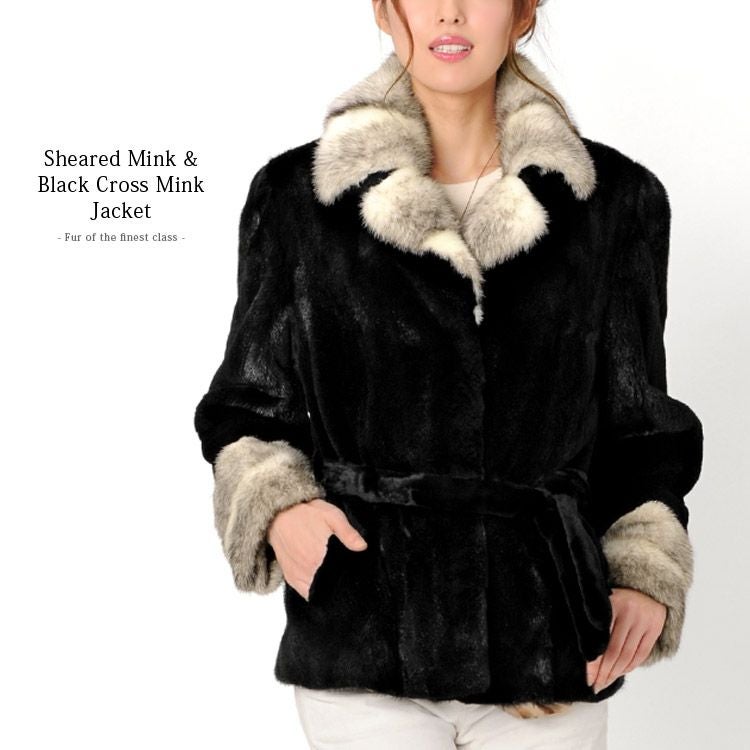 レディース-高級毛皮-ジャケット-ミンク｜ミンクジャケットなら三京
