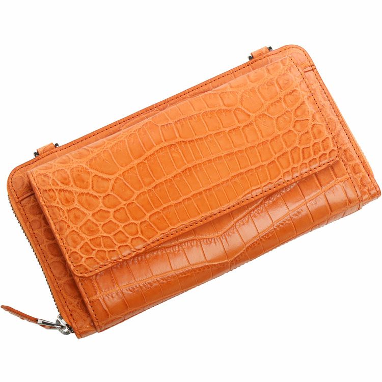 クロコダイル ウォレットバッグ