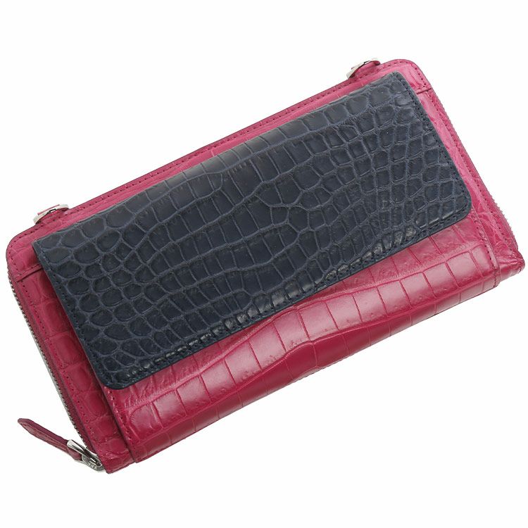 クロコダイル ウォレットバッグ