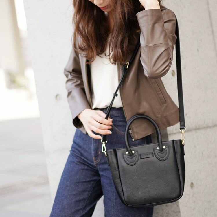 本革 バッグ レディース GINA CLAIR 2way シュリンクレザー (09000327r) 5F