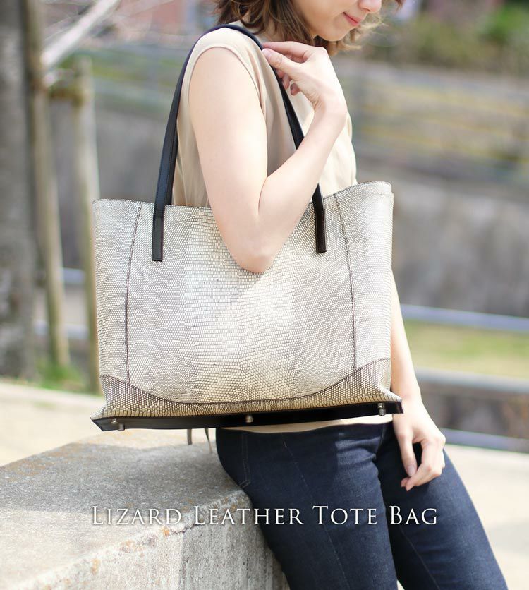 Reptile Bolsetta JRA認定 リザード 本革 ハンドバッグ JRA認定極美品】lizard leather handbag brown｜Yahoo!フリマ（旧