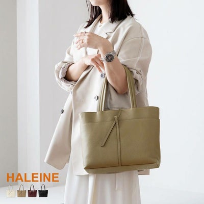 HALEINE/アレンヌ ダイヤモンド パイソン トート バッグ A4サイズ対応 