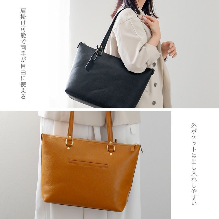 HALEINE アレンヌ ナチュラルシュリンク ブリーフケース（小） HALEINE アレンヌ 牛革 シュリンクレザー トートバッグ レディース