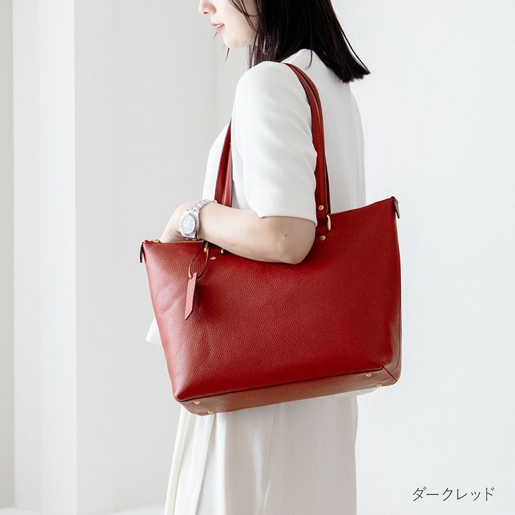 HALEINE アレンヌ 牛革 シュリンクレザー トートバッグ レディース