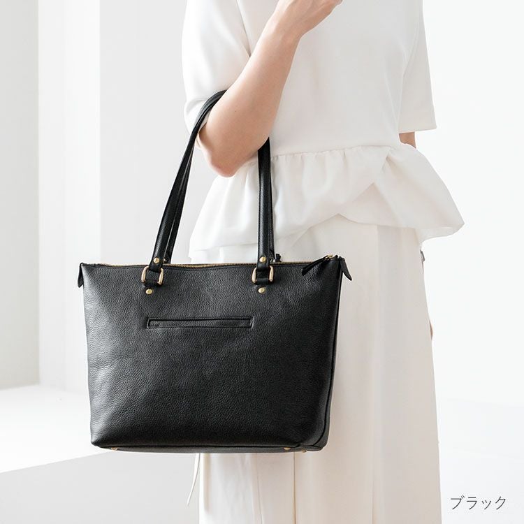 HALEINE アレンヌ ナチュラルシュリンク ブリーフケース（小） HALEINE アレンヌ 牛革 シュリンクレザー トートバッグ レディース