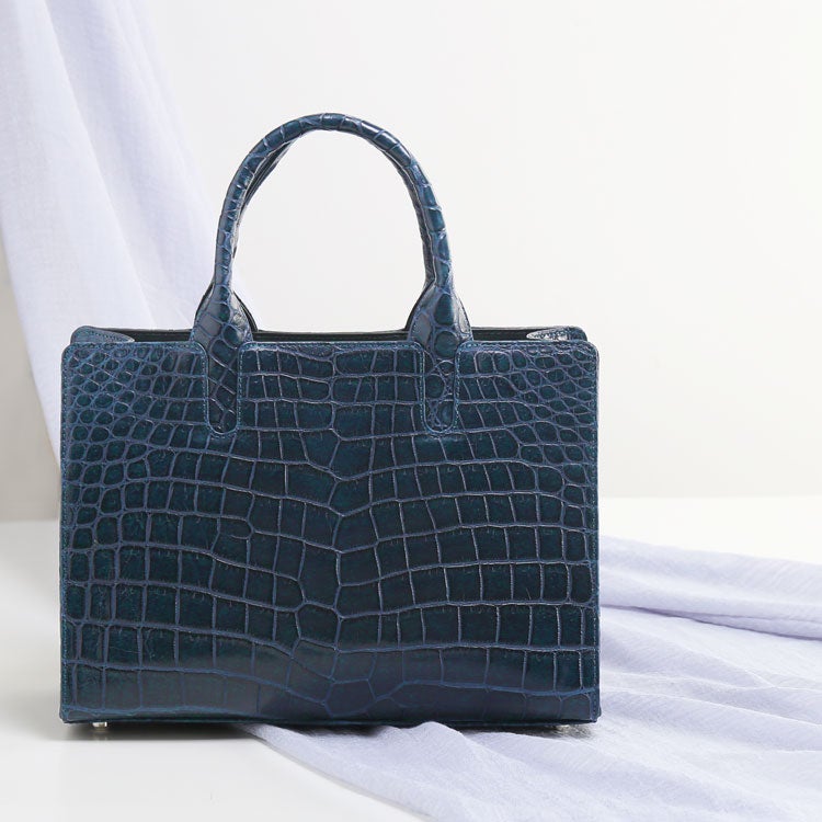 クロコダイル トートバッグ 2WAY ショルダーベルト付き 日本製 4FA