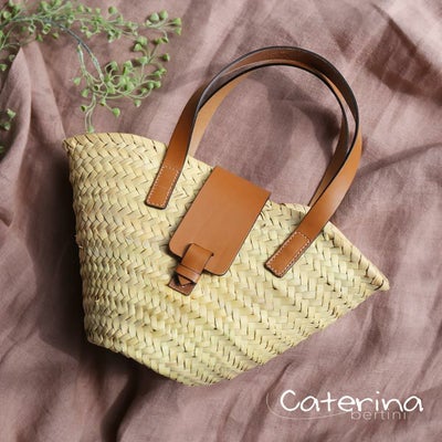 コメリ caterina bertini かご バッグ Caterina Bertini かごバッグ