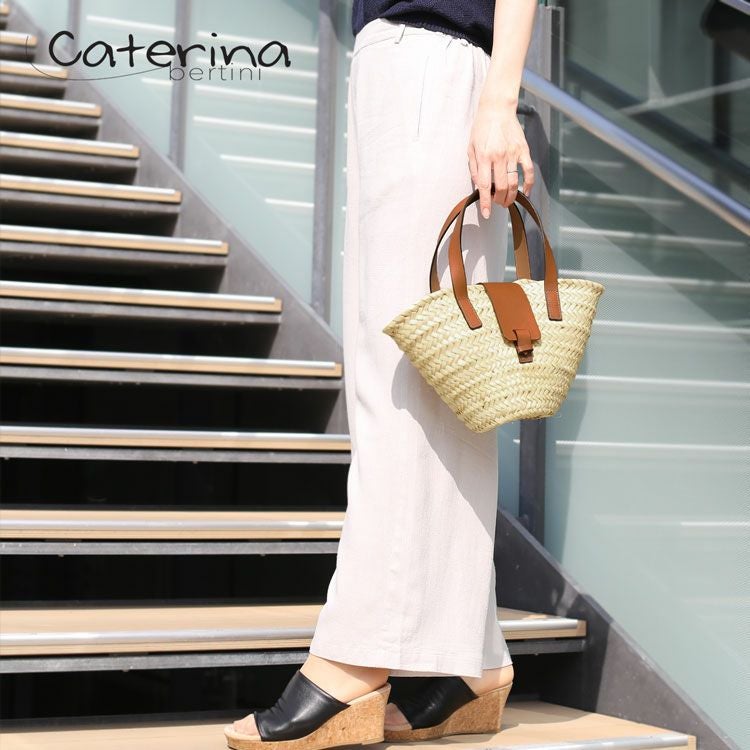 かごバッグ Caterina Bertini ハンドメイド バッグ イタリア製