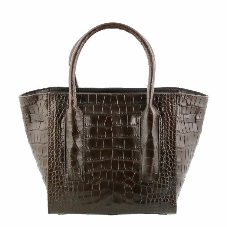 クロコダイル LB3069 ハンドバッグ オリックス  CROCODILE マット クロコダイル クロコダイル マット ハンドバッグ フランス 社製 原皮 レディース