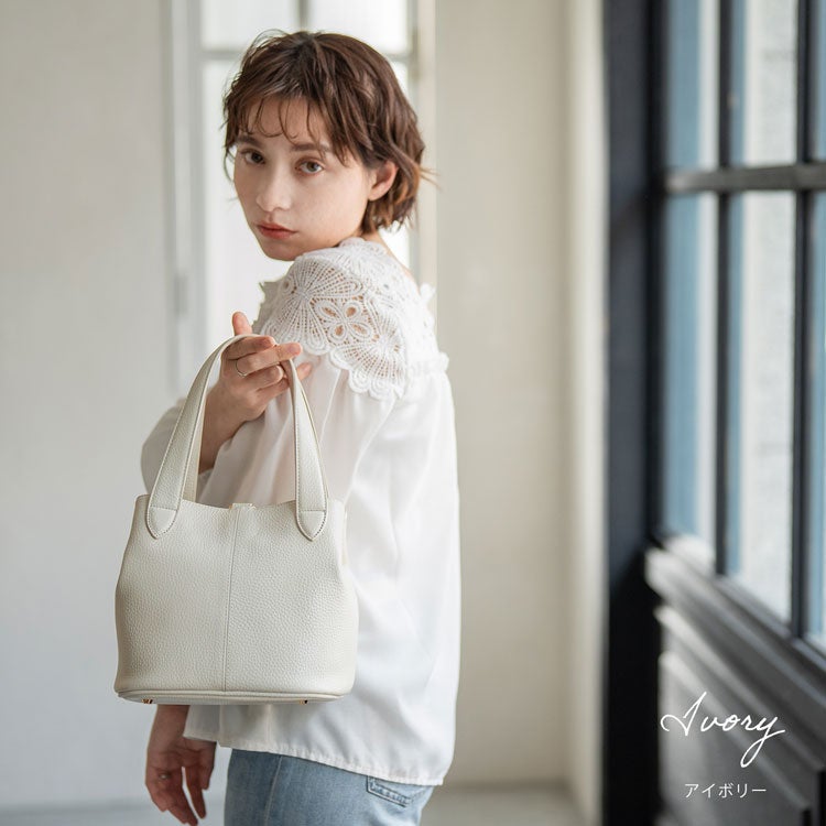 本革 バッグ レディース キューブバッグ 牛革 ハンドバッグ レザー 5F