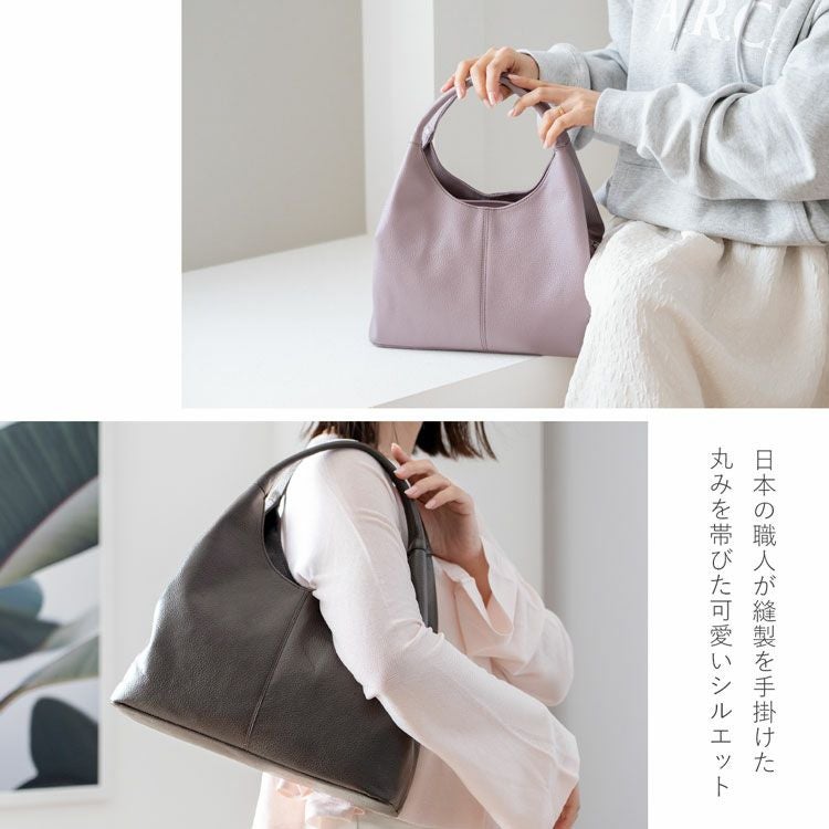 Jamale 本革 ハンドバッグ レディース 日本製 4FB