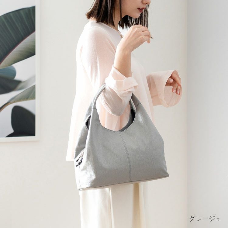 Jamale 本革 ハンドバッグ レディース 日本製 4FB
