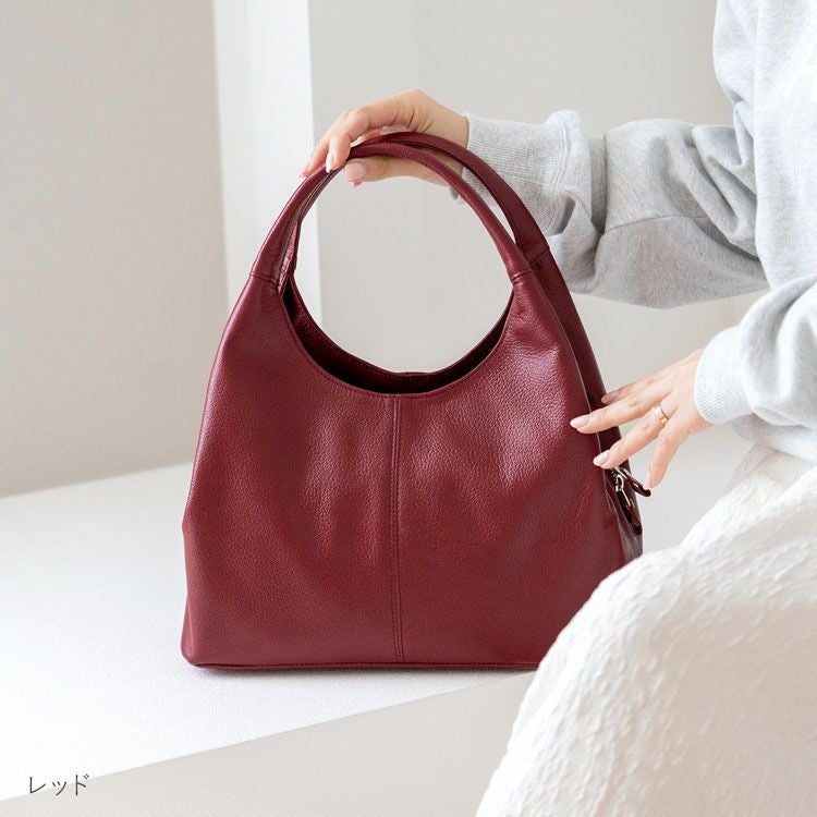 Jamale 本革 ハンドバッグ レディース 日本製 4FB