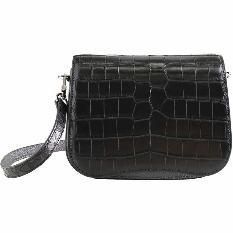 クロコダイル ショルダーバッグ 2way ミニバッグ ポシェット
