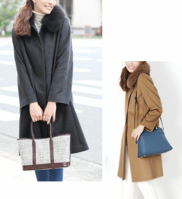 カシミヤ 100% ロング コート レディース (02000038r)