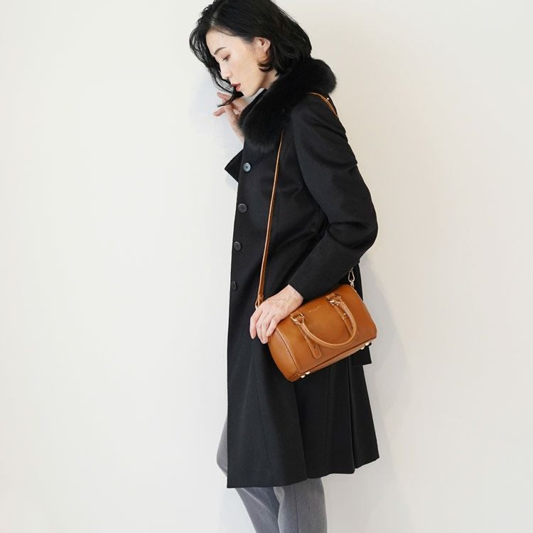 Filomo カシミヤ コート レディース カシミヤ100% ロング フォックス