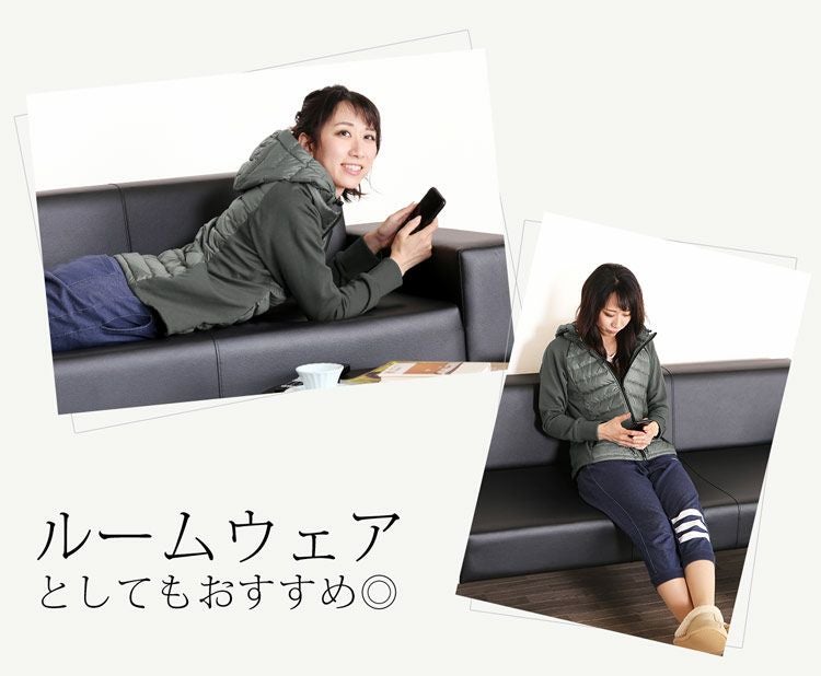 【訳あり】【アウトレット】ダウン80%パーカーレディースダウンジャケットフード付き(08000206r)