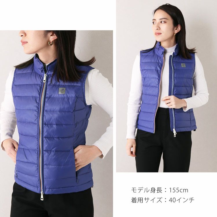 HETREGO(エトレゴ) ダウン ベスト レディース 40/42サイズ レッド