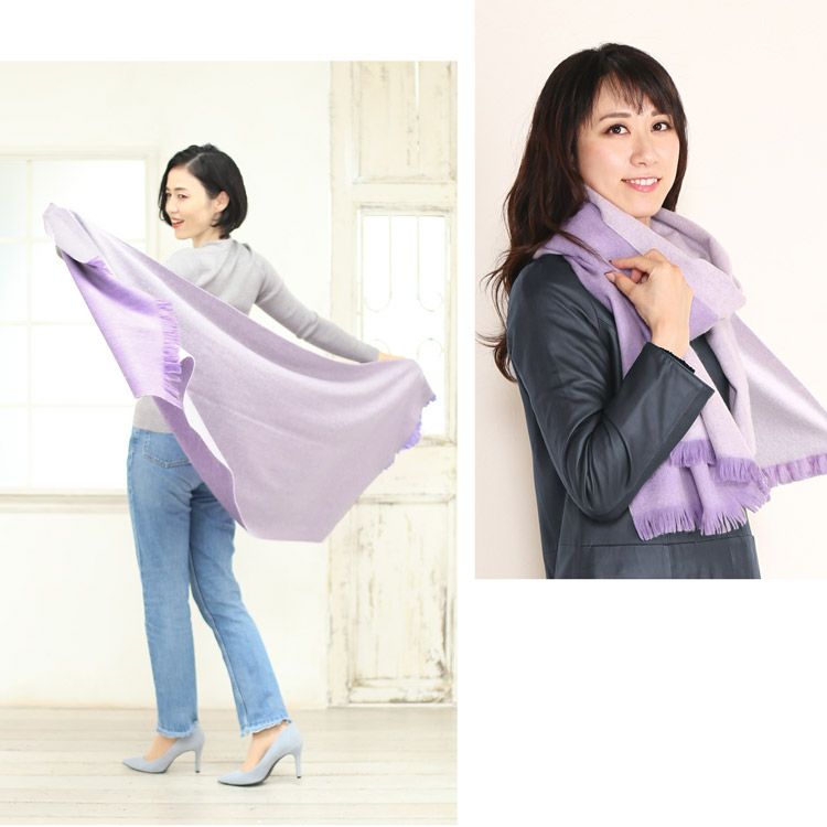 新品　カシミヤ　シルク　大判ストール　リバーシブル 楽天市場】カシミヤ 100% リバーシブルストール 55cm×180cm