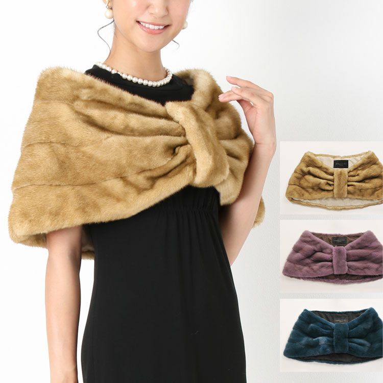 レディース-ストール（ショール）-ミンク｜ミンクストールなら三京商会