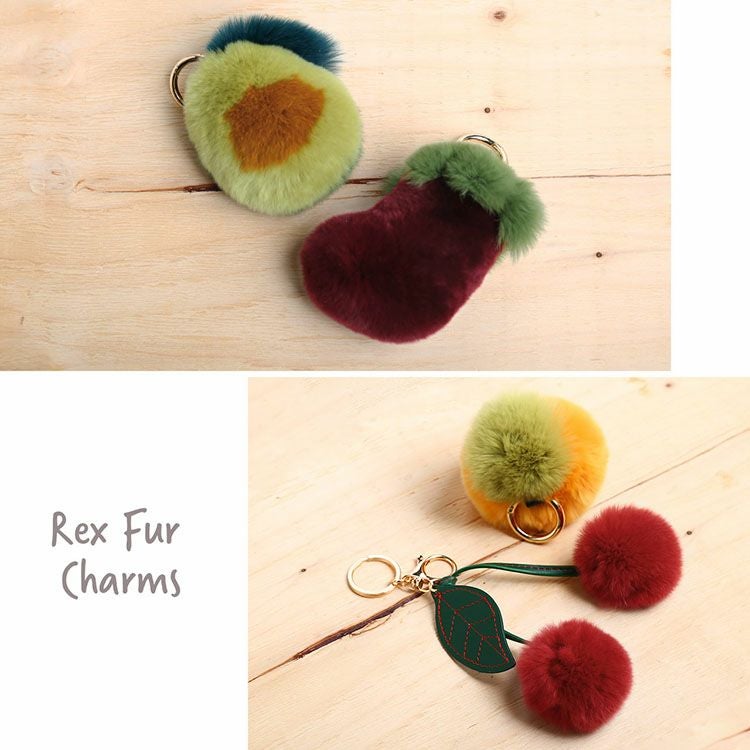 バッグチャーム ファーチャーム レッキスファー レディース (01000913r) 7F