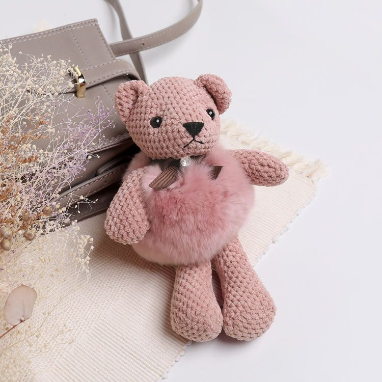 くま キーホルダー チャーム ぬいぐるみ プレゼント 7F (01000806r)