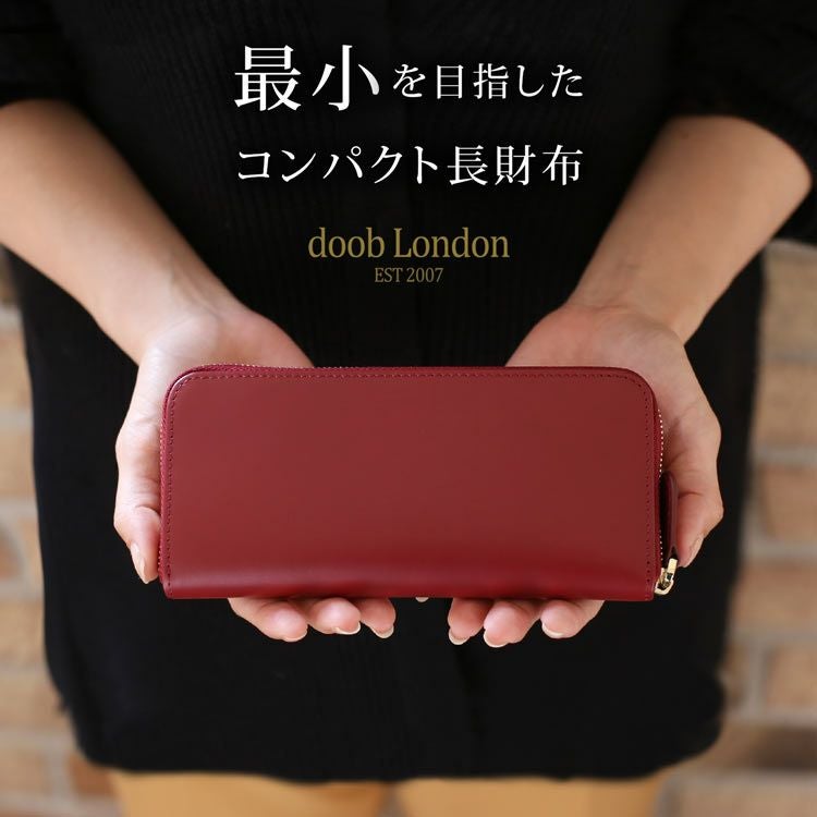 doob London/ドゥーブロンドン コードバン ラウンドファスナー