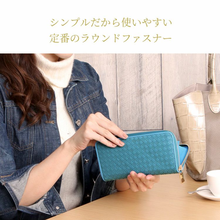 doob London イントレチャート ラウンドファスナー長財布 4FC
