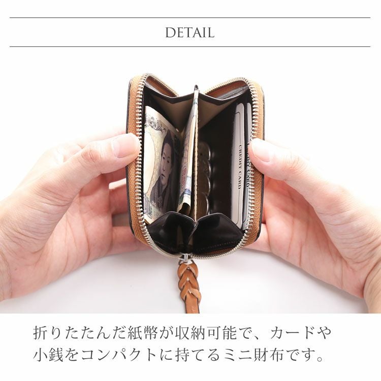 ブライドルレザー コンパクト 財布 レディース 本革 doob London【名