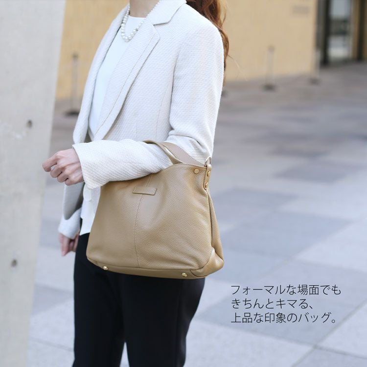 GINA CLAIR シュリンクレザー 本革 バッグ レディースショルダーベルト