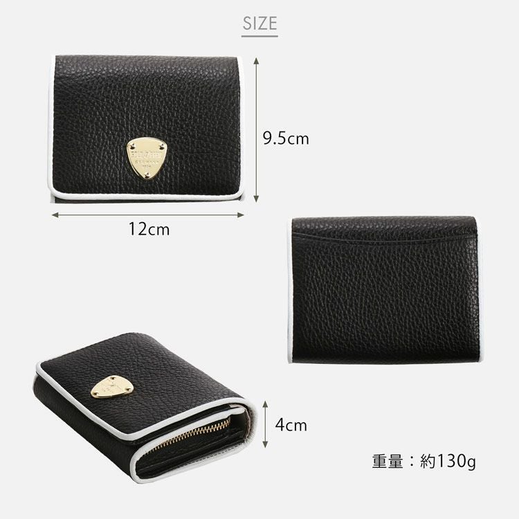 GOLD PFEIL 折り財布 レディース 本革 バイカラー 牛革 財布 軽量 折