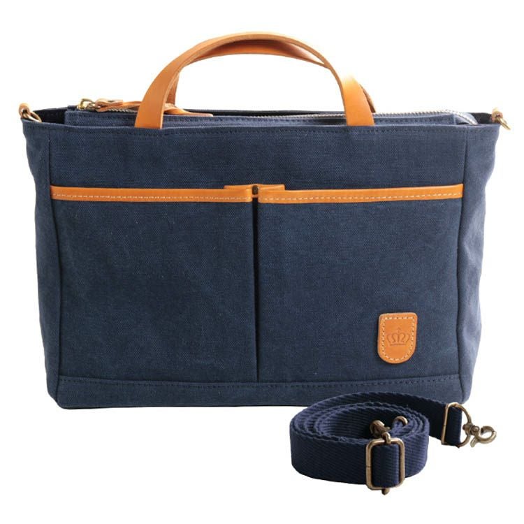 HALEINE SPORTS 帆布 ヌメ革 ゴルフ カートバッグ ラウンドバッグ日本製