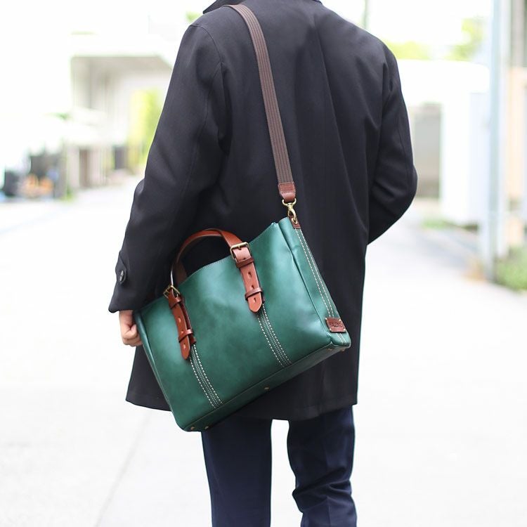 HALEINEアレンヌ 牛革 ビジネスバッグ 2way 日本製 ステッチ A4 HALEINE（アレンヌ） 牛革 ビジネスバッグ 2way 日本製 ステッチ