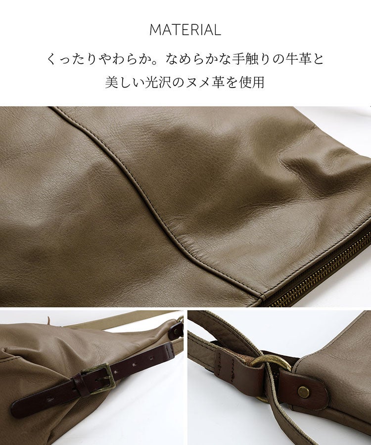 HALEINE 日本製 柔らか牛革 2WAYバッグ リュック サック ショルダー