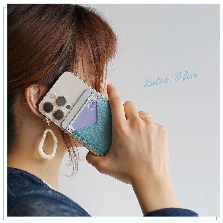 Jamale 本革 スマホ 背面ポケット カードホルダー 貼り付けタイプ