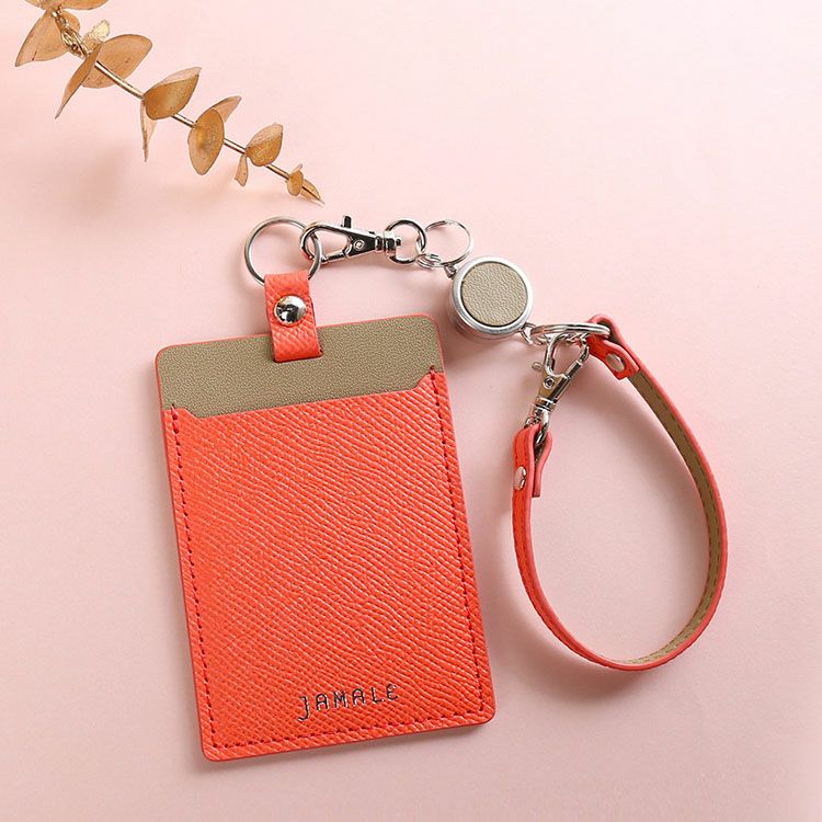 Jamale パスケース リール付き【ネコポスで送料無料】