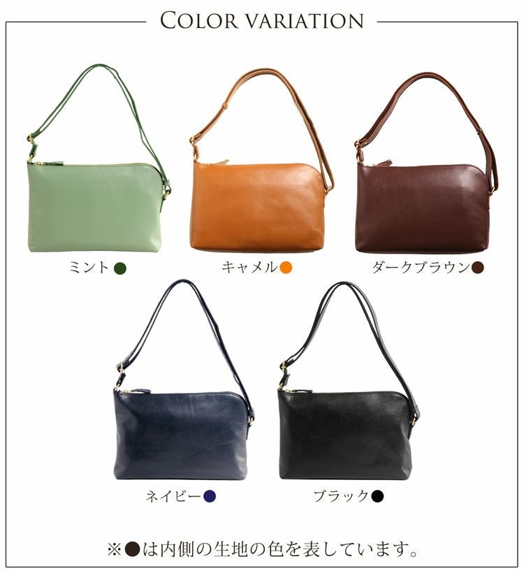 Jamale 防水レザー ショルダーバッグ 4FB