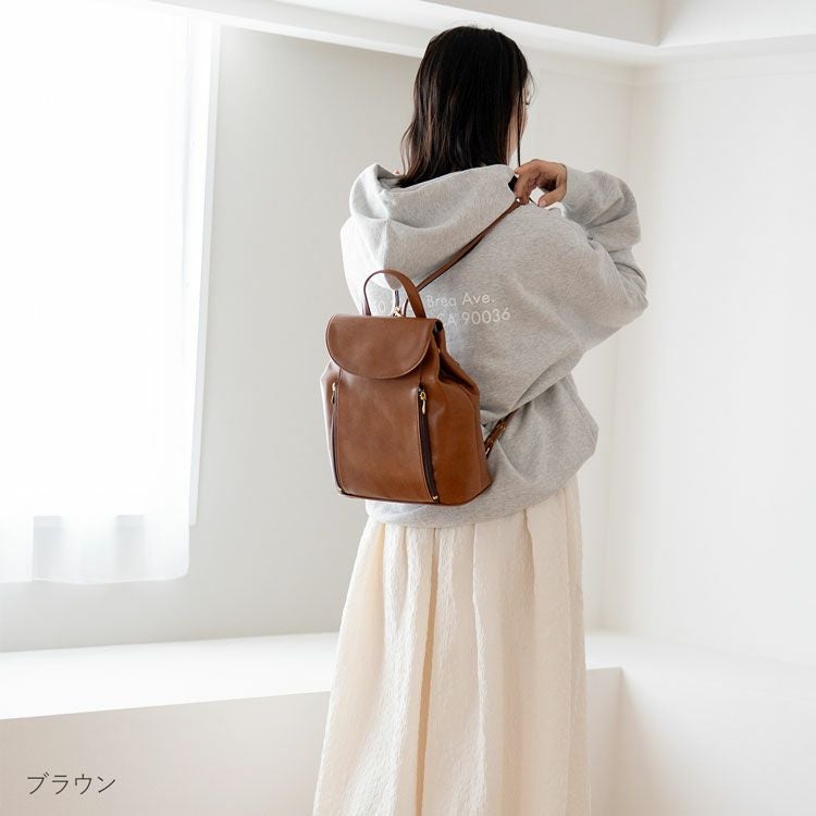 Jamale 本革 小さめ リュック 日本製 4FB