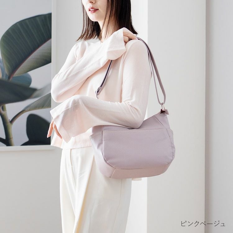 Jamale 本革 斜めがけ ショルダーバッグ 日本製 4FB
