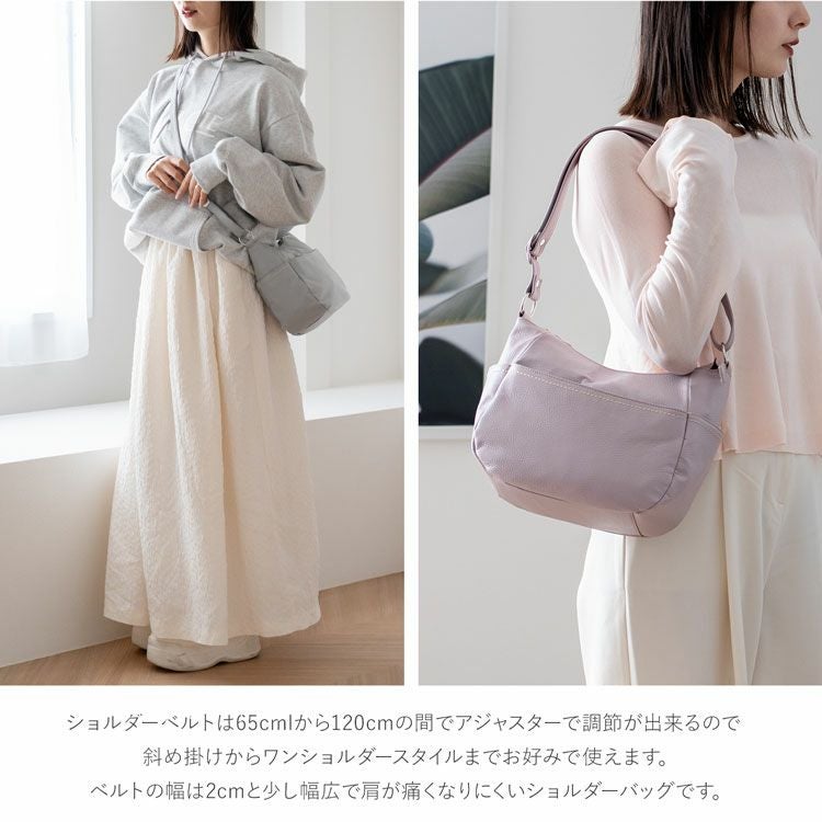 Jamale 本革 斜めがけ ショルダーバッグ 日本製 4FB